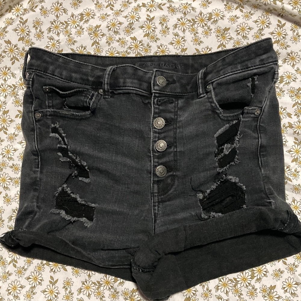 high waisted american eagle shorts
